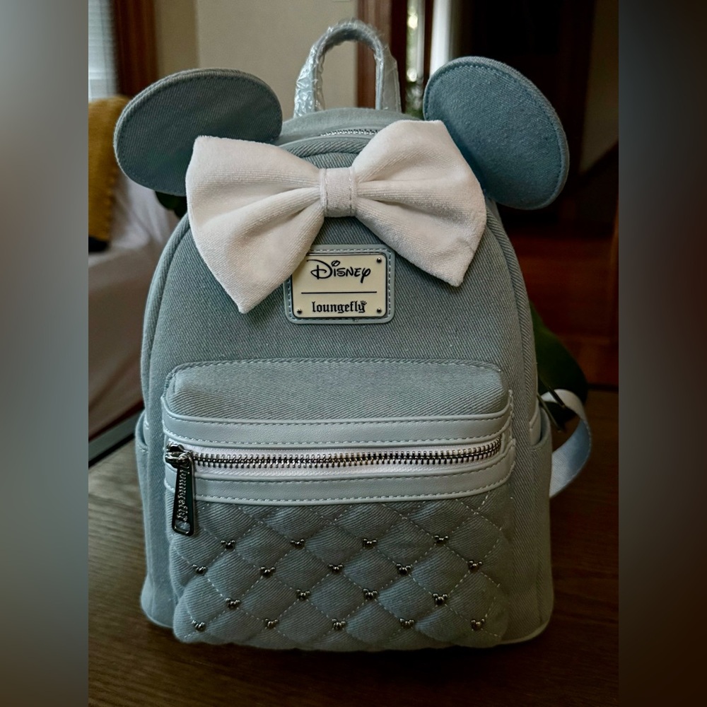 Loungefly Denim Minnie Backpack